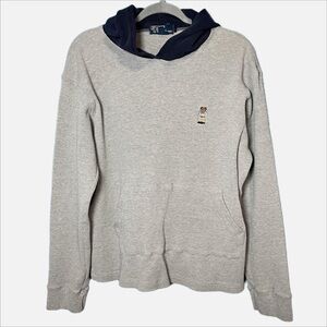 Vintage Polo Ralph Lauren Waffle Polo Bear hoodie size Large